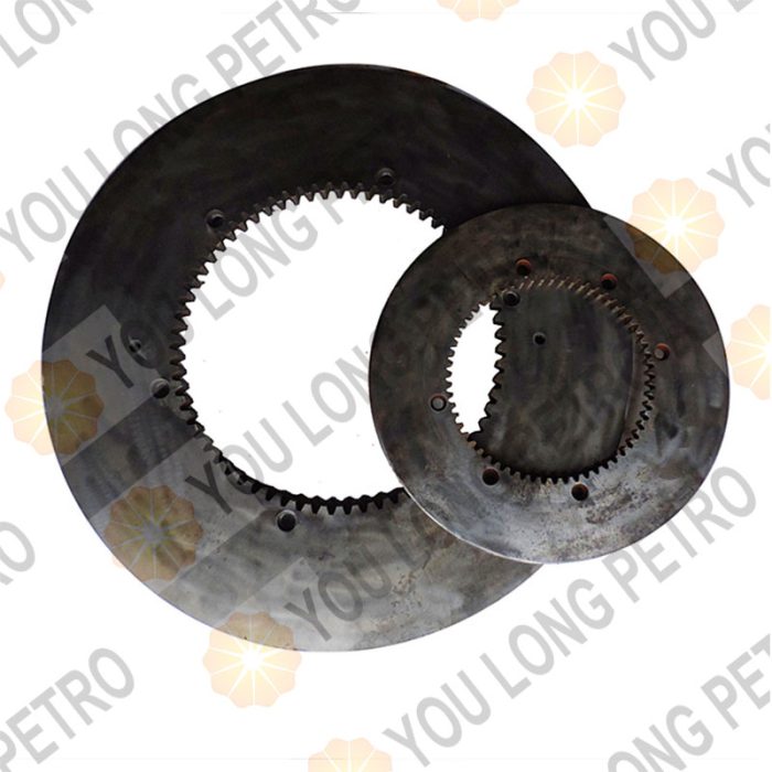 RG TPQ118H push plate clutch:18'' middle chainring