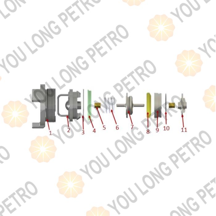 Hulliburton HT400 SJPETRO SJ SERVA  TPH400 Fluid-End Parts Discharge Valve Subassembly
