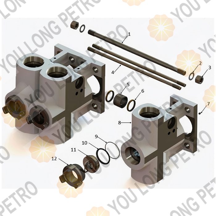 Hulliburton HT400 SJPETRO SJ SERVA  TPH400 Fluid-End Parts Fluid-End Section Subassembly