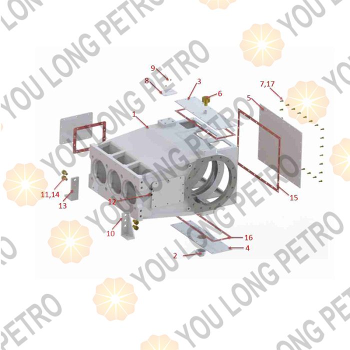 Weir SPM TWS600S TPD600 TPB600 TPC600 STP600 Pump Case Assy
