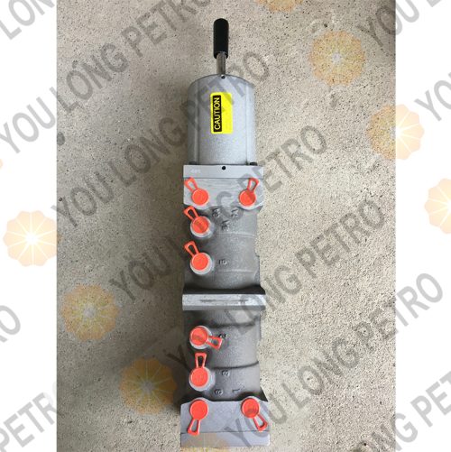 Rexroth Wabco AVENTICS 8 Position Air Cylinder, R431003808, P55557-3, Pneumatic Shift Cylinder for Oilfield Drilling Rig Transmission