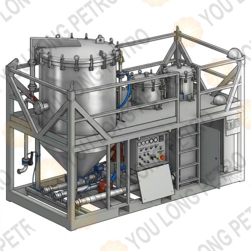 VPL600-C Twin Filter Combination Filter Unit Vertical Pressure Leaf And Dual Vessel Filtration Units