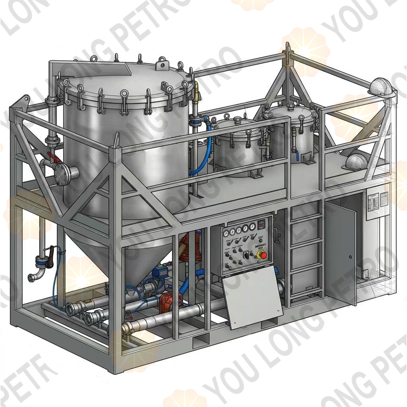 VPL600-C Twin Filter Combination Filter Unit Vertical Pressure Leaf And Dual Vessel Filtration Units - 图片 2