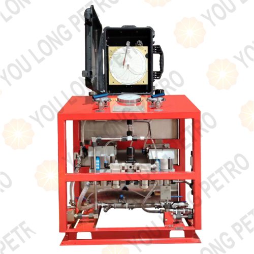 10000psi QST 70-J Pressure Test Pump Pneumatic Bop Pressure Testing Unit with Chart Recorder