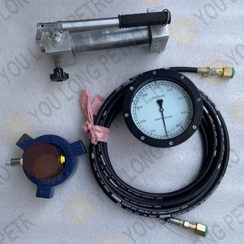 Standpipe System Pressure Sensor & Pressure Gauge 10000psi & Connection Cable & Hand Pump NOV MD Totco Crown Wagner SJPETRO JPIM