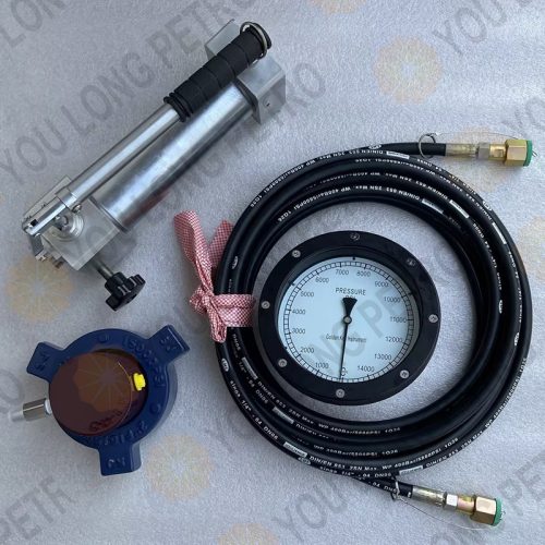 Standpipe System Pressure Sensor & Pressure Gauge 15000psi & Connection Cable & Hand Pump NOV MD Totco Crown Wagner SJPETRO RGPETRO JPIM