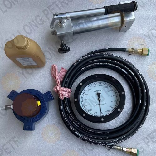 Standpipe System Pressure Sensor & Pressure Gauge 15000psi & Connection Cable & Hand Test Pump & Hydraulic Oil NOV MD Totco Crown Wagner SJPETRO RGPETRO JPIM