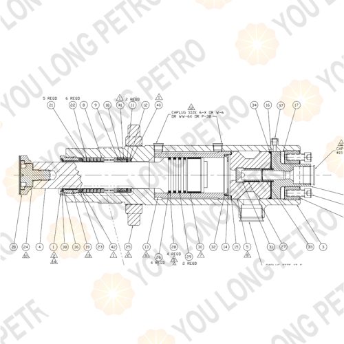 ACD 3-SLS Reciprocating Nitrogen Pump 2.7inch Cold End Assy Parts 57690
