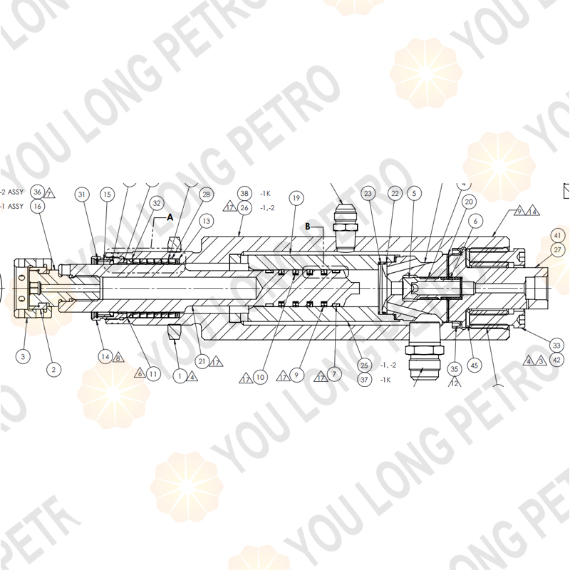 ACD 3-GUPD Nitrogen Reciprocating Pump 50888 1.25inch Cold End Assembly Parts