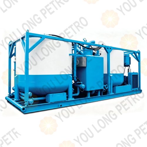 BACS-300-100A Batch And Continuous Cement Mixing Skid Equipment SERVA