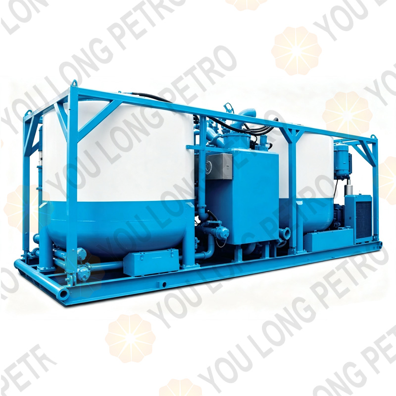 BACS-300-100A Batch And Continuous Cement Mixing Skid Equipment SERVA
