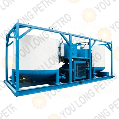 BCS-300-100 Manual Batch Mixing Skid Equipment SERVA