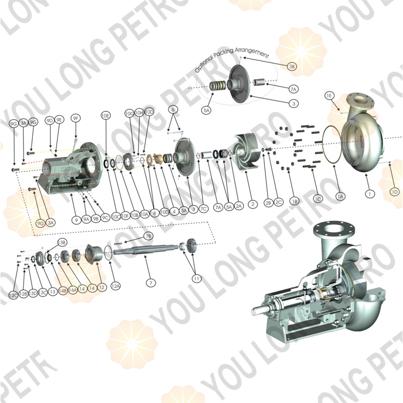 MISSION Magnum Centrifugal Sand Pump Parts