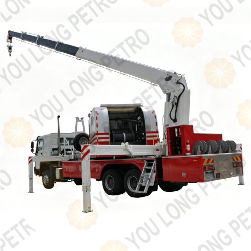 HOWO Diesel Engine Truck Double Drum Wireline Unit