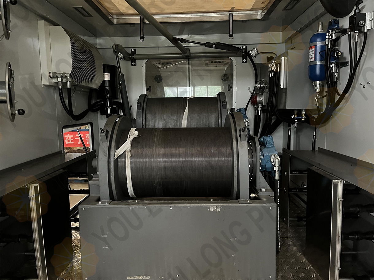 Man Diesel Engine Truck Double Drum Wireline Unit