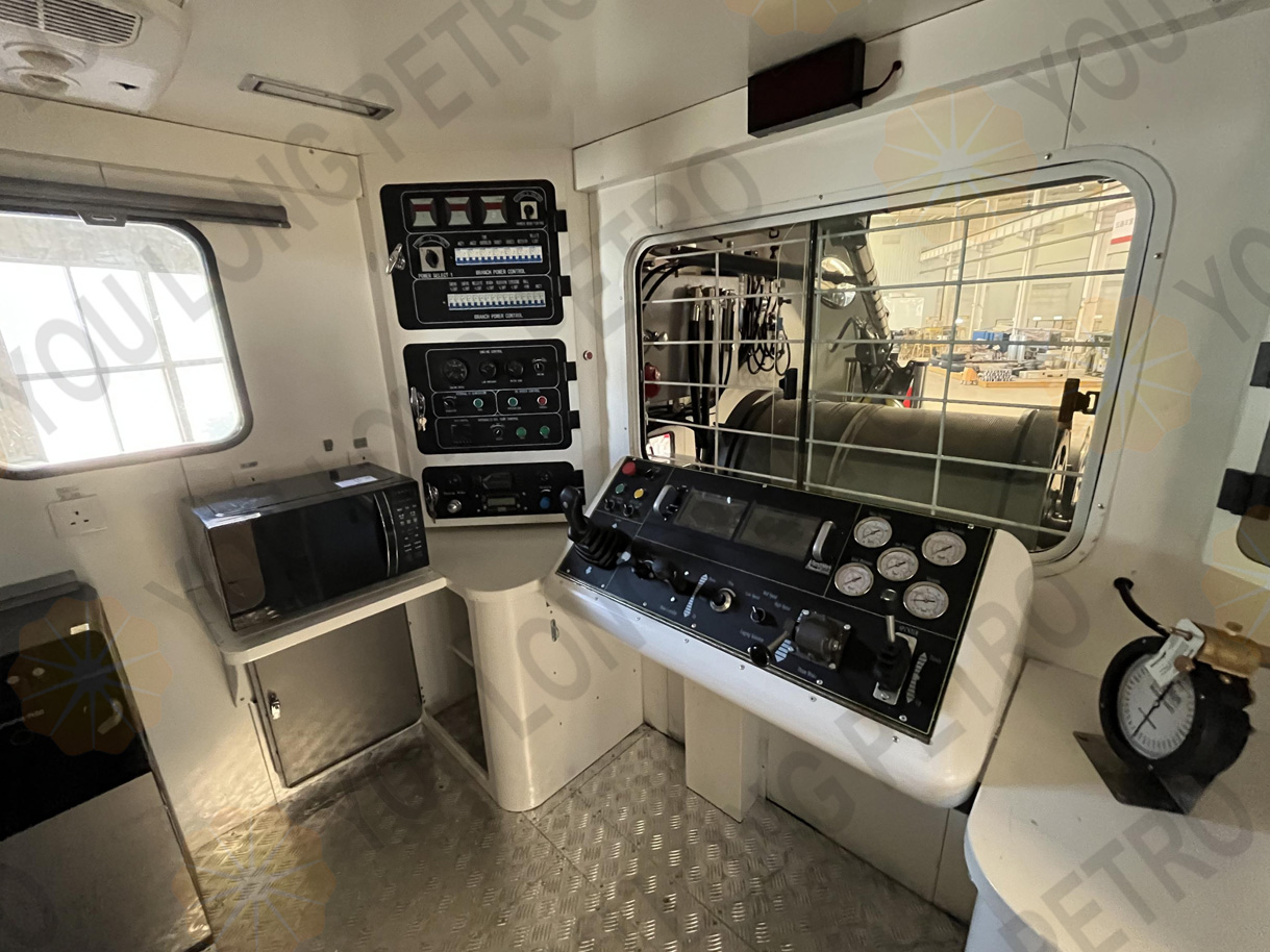 Man Diesel Engine Truck Double Drum Wireline Unit