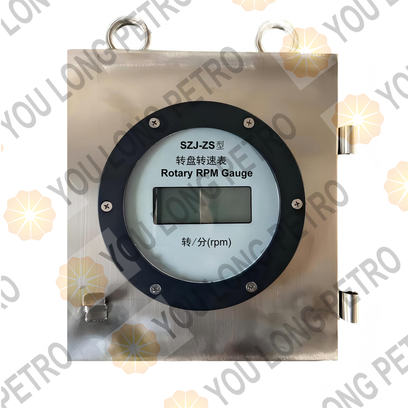 NOV MD Totco Crown Wagner SJPETRO RGPETRO Drilling Instrument JPIM SZJ-ZS Rotary RPM Gauge Box Mounted