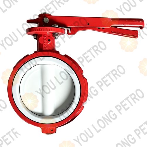 PTFE Seat PTFE Disc Butterfly Valve NE-D Wafer Demco